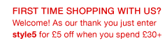 Clothing discount coupon